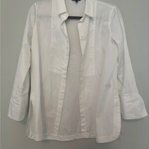 Massimo Dutti White Shirt with Collar